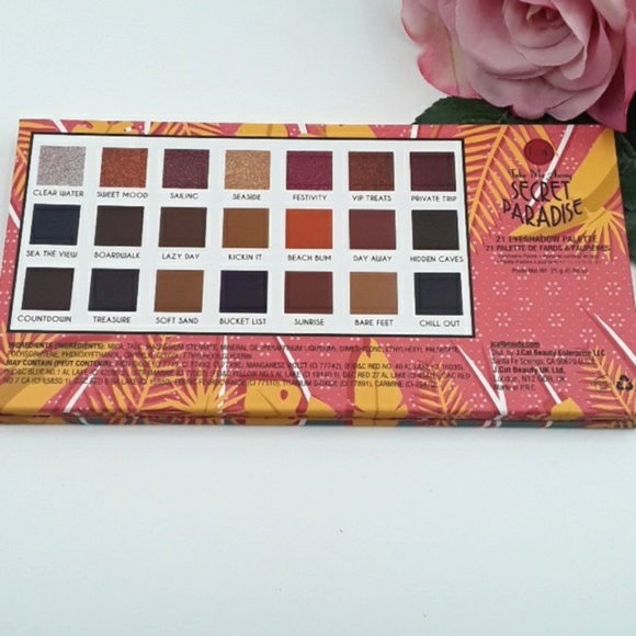 J.Cat Beauty  Secret Paradise Eyeshadow Palette. - Picture 2 of 8